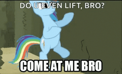 My Little Pony Come At Me Bro GIF