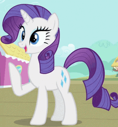 My Little Pony Rarity Blushing Awkward Laugh