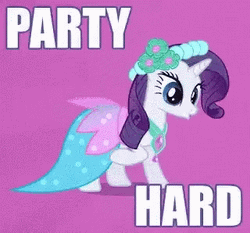 My Little Pony Rarity Dancing Party Hard