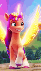 My Little Pony Sunny Starscout Smile Golden Wings
