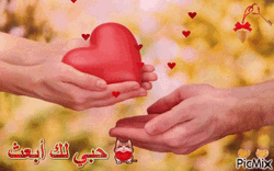 My Love Hand Giving Heart GIF