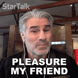 My Pleasure My Friend By Gary O'Reilly GIF