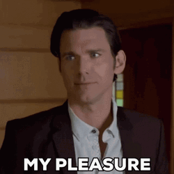 My Pleasure Says By Kevin Mcgarry GIF