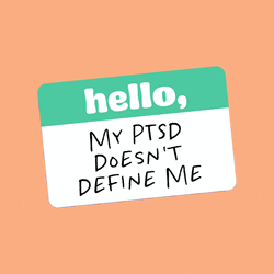 My Ptsd Doesn't Define Me Sticker GIF