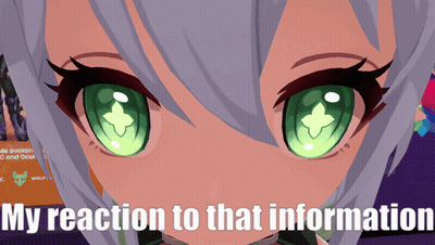 My Reaction To That Information Girl Face Close Up GIF