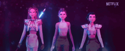 My Voice Netflix Poster With Three Women GIF