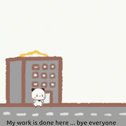 My Work Here Is Done Peach Walking Out GIF