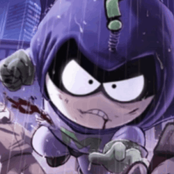 Mysterion In An Intense Fight GIF