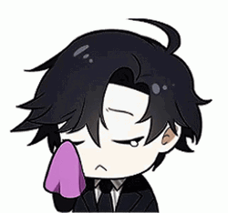 Mystic Messenger Chibi Crying GIF