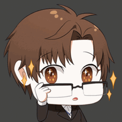 Mystic Messenger Glittery Eyes GIF