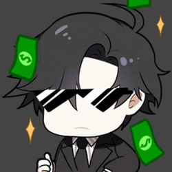 Mystic Messenger Money Rain GIF