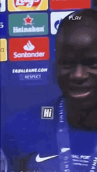 N'Golo Kante Says Congratulations GIF