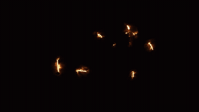 N In Flames With Crown GIF