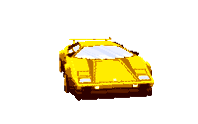 N54 Diablo Lamborghini Car Sticker GIF