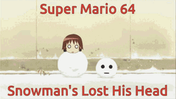 N64 Snowman GIF