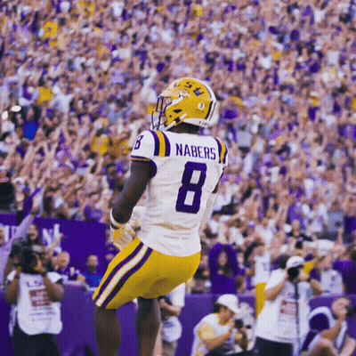 Nabers Number 8 Football Player GIF