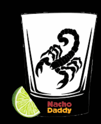Nacho Daddy Scorpion Inside A Drink GIF