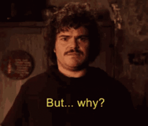 Nacho Libre Asking Whyyy GIF