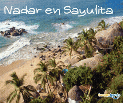 Nadar En Sayulita Beach View GIF