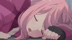 Nadeshiko Kagamihara Anime Sleep GIF