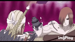 Nagato Pointing Gun At Killer Bee GIF