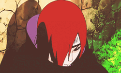 Nagato Talking While Being Sad  GIF