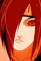 Nagato Uzumaki Staring With Fear GIF