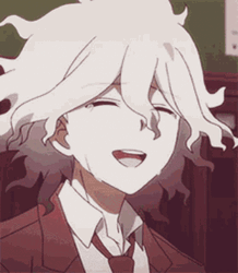 Nagito Happy While Crying GIF