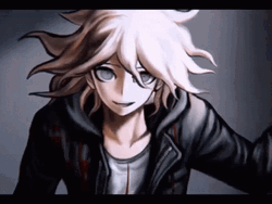 Nagito Talking Inside Television GIF
