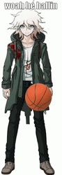 Nagito Woah He Ballin GIF