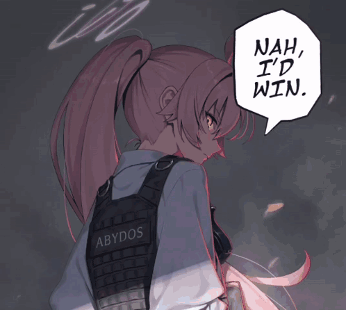 Nah I 'D Win Is Written In A Speech Bubble Above A Person GIF