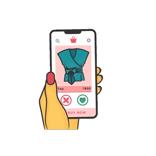Nail-Held Phone With Dress Sticker