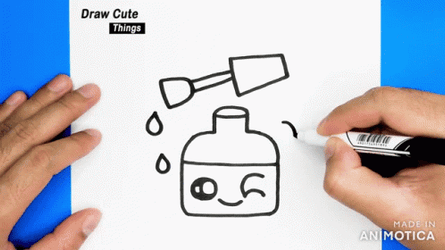 Nail Polish Sketch GIF