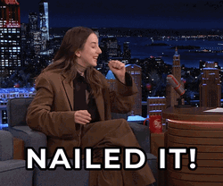 Nailed It Alana Haim Fallon GIF