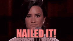 Nailed It Demi Lovato DNC GIF