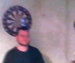 Nailed It Forehead Dart Guy GIF