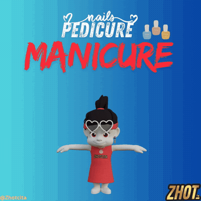 Nails Pedicure Manicure Poster GIF