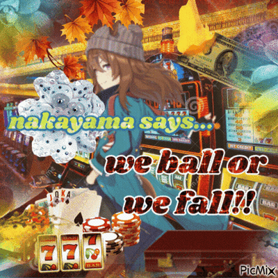 Nakayama Says We Ball Or We Fall In A Collage GIF