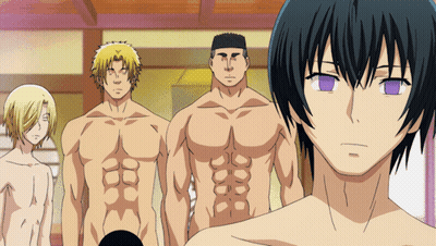 Naked Anime Characters Standing GIF