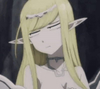 Naked Anime Girl With Elf Ears GIF