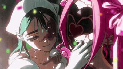 Naked Anime Girl With Microphone On Face GIF