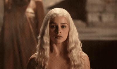 Naked Blonde Woman With Green Eyes GIF
