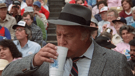 Naked Gun Captain Ed Hocken Stress Eating GIF