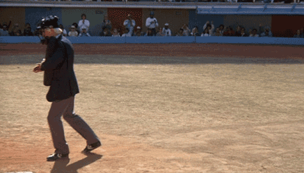 Naked Gun Frank Drebin Doing Moonwalk GIF
