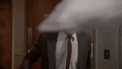 Naked Gun Frank Drebin With Pillow On Face GIF