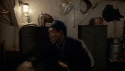 Naked Gun Officer Nordberg Sustaining Hand Injury GIF