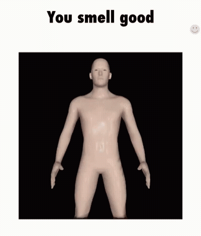 Naked Man Saying You Smell Good GIF