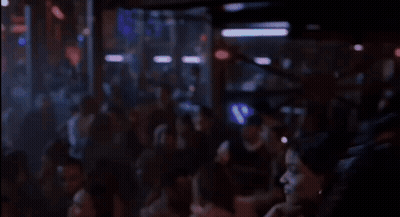 Naked Woman Dancing In Crowded Club GIF