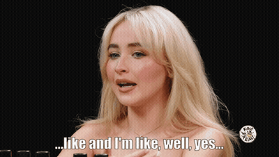 Naked Woman Saying Like And I'm Like Well Yes GIF