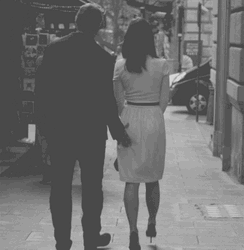Nalgadas Couple Walking On The Street GIF